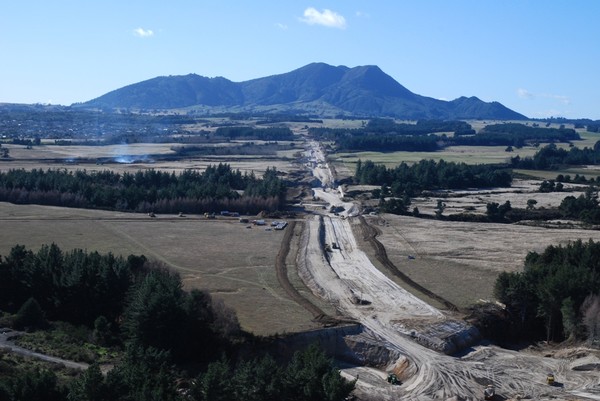 Bird�s eye view of East Taupo Arterial
